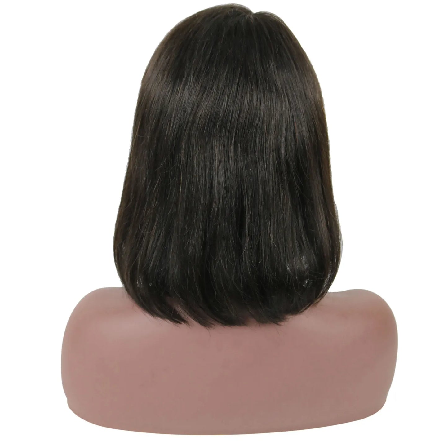 Taraji Henson Short Straight Bob Hair Style Human Hair Capless Wigs 10 Inches