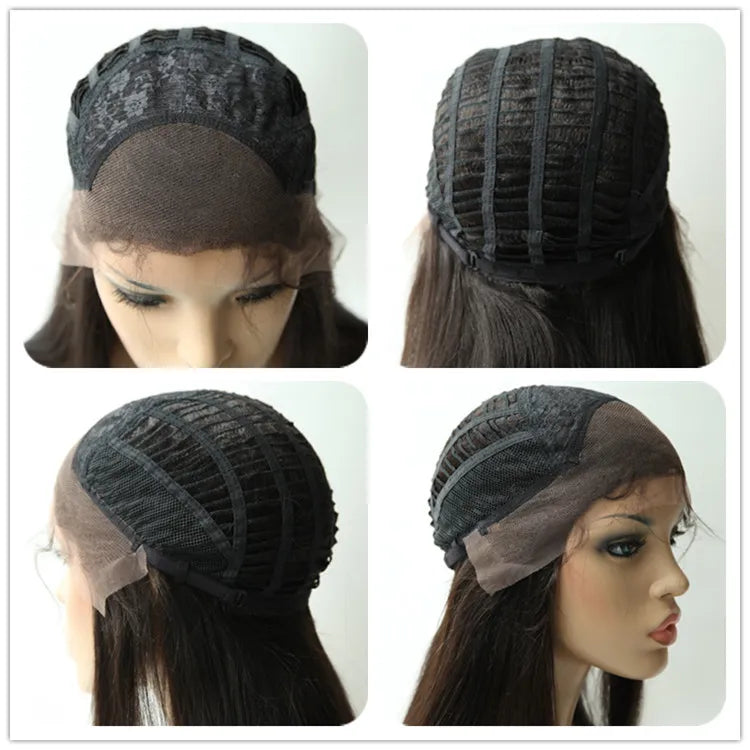 Latest Fabulous Charming Middle Wavy Lace Front Wigs 100% Human Hair 12 Inches