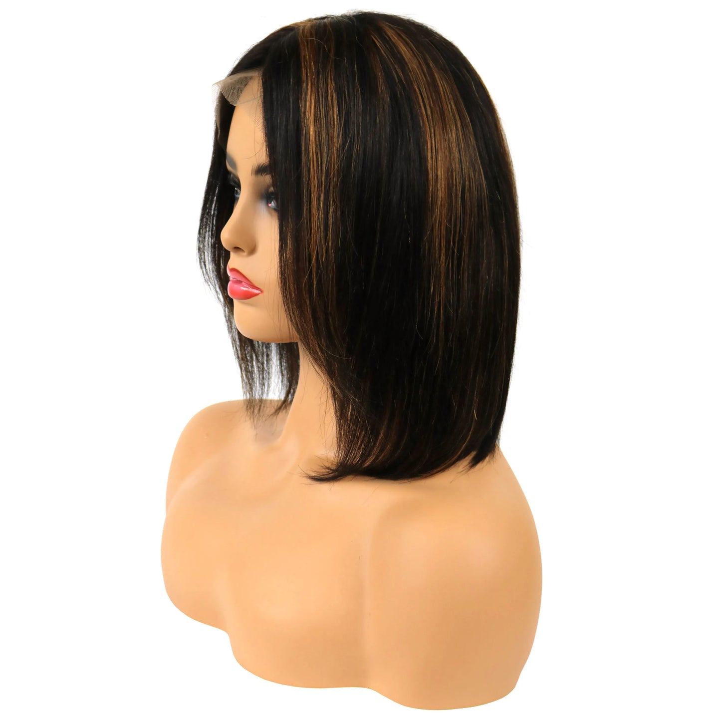 Gabrielle Union Medium Straight Lace Front Human Hair Wig 14 Inches